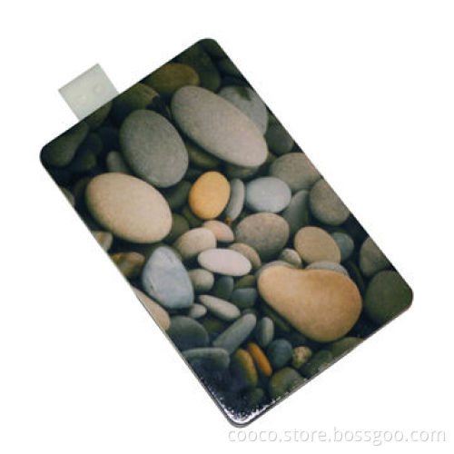 Card Shape USB Flash Drive, Imprint Based on Your Design, Customized Shapes Welcomed